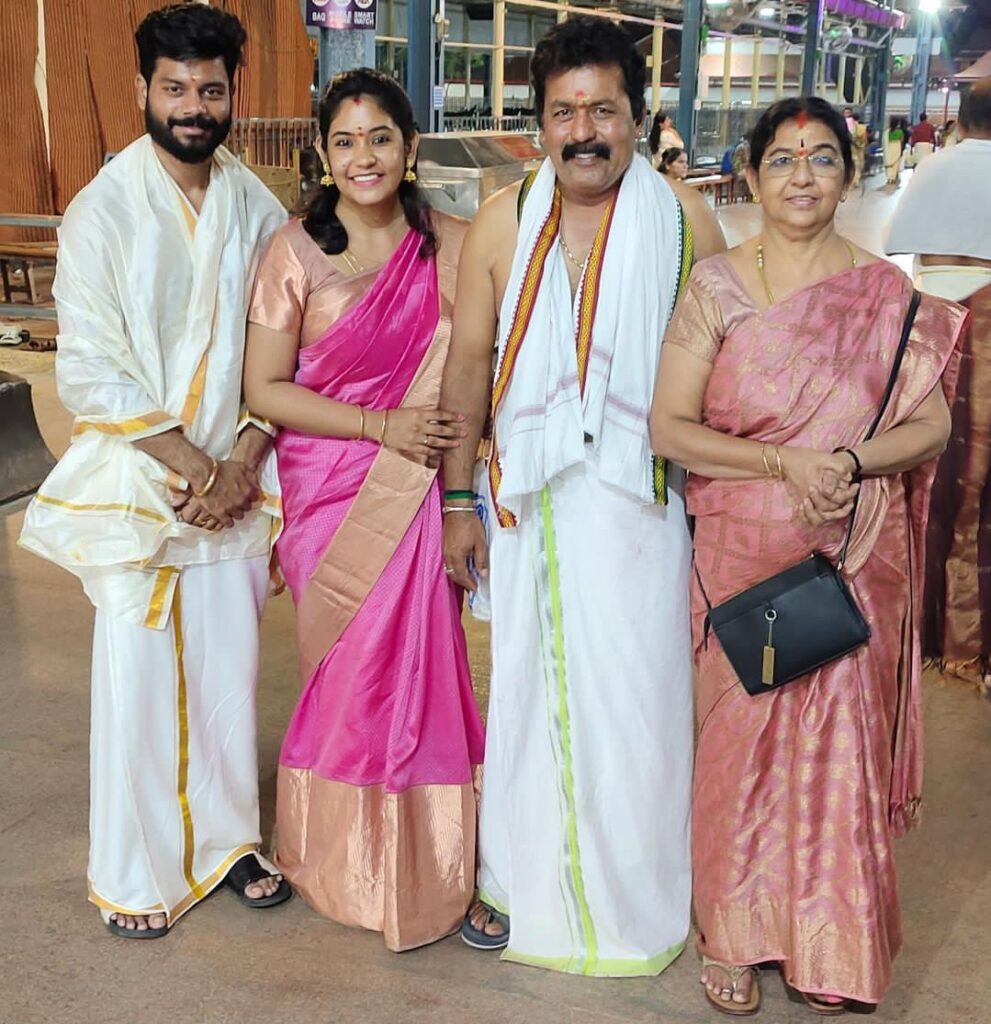 Sruthi Shanmuga Priya Family